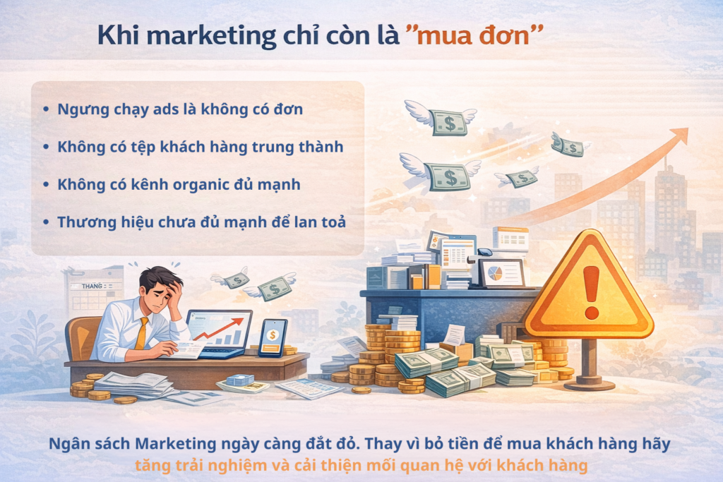 Vì sao doanh thu tăng nhưng lợi nhuận ngày càng giảm? ads ngày càng đắt đỏ